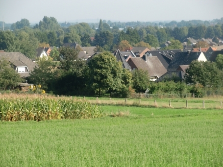 Kranenburg-Schottheide : Die Ortschaft Schottheide gesehen von der Bergstraße